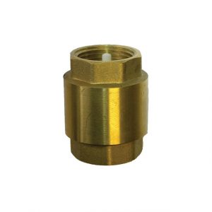 Brass Spring Check Valve Plastic Poppet